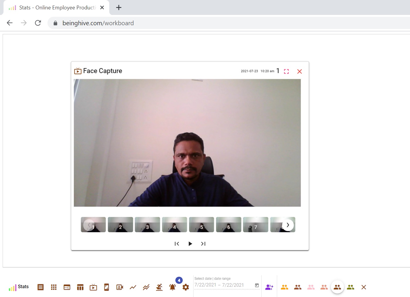 screenshot of Employee Monitoring Software